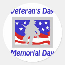 Veteran's Day/Memorial Day Sticker