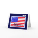 Veterans Day Thank You Card -- American Flag by KathyHenis Veterans Day Thank You Card -- American Flag