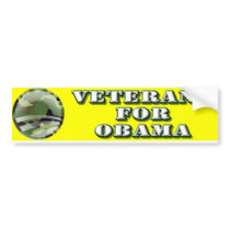 Veterans for Obama Bumper Sticker