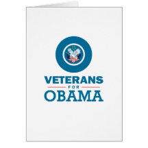 Veterans for Obama Card