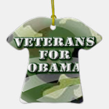 Veterans for Obama Ornaments