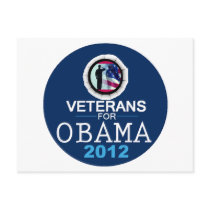 VETERANS for OBAMA Postcards