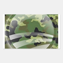 Veterans for Obama Rectangle Stickers