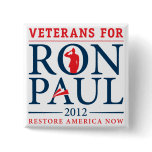 Veterans for Ron Paul Retro Button