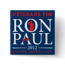 Veterans for Ron Paul Retro Button