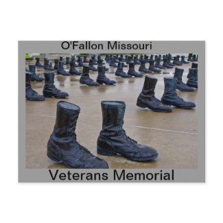 Veterans Memorial Walk postcard
