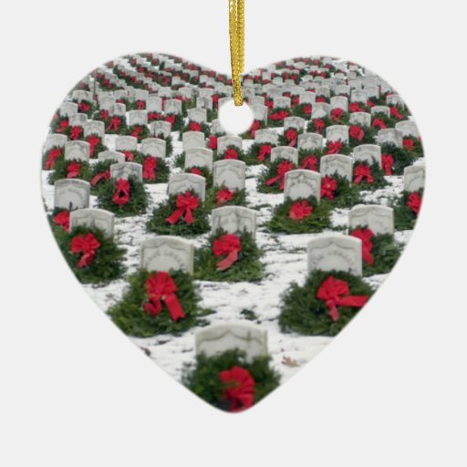 Veterans "Remembered" Christmas Tree Ornament Zazzle
