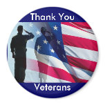 Veterans, Thank You Fridge Magnet