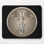 Veterinarian Caduceus Mouse Pad