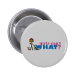 Veterinarian Girl Button
