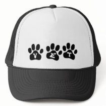 Veterinarian Hat with Paw Prints by animaloccupations Veterinarian Hat with Paw Prints