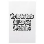 Veterinarian Joke...Two Thumbs Stationery Paper