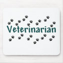 Veterinarian Mouse Pad with Paw Design mousepads by animaloccupations Veterinarian Mouse Pad with Paw Design mousepads