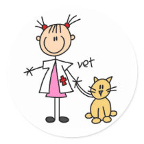 Veterinarian Stick Figure Sticker by stick_figures Veterinarian Stick Figure Sticker