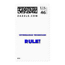 Veterinarian Technicians Rule! postage by professions Veterinarian Technicians Rule! postage