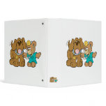 veterinarian vet teddy bear design binders