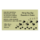 VETERINARIAN VETS PET SERVICE BUSINESS CARDS