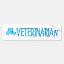 Veterinario Etiqueta De Parachoque