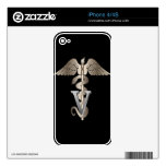 Veterinary Caduceus iPhone 4 Skins