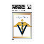 Veterinary Caduceus Stamp