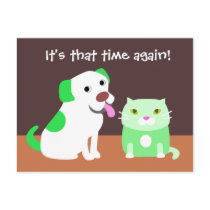 Veterinary Checkup Reminder Postcard