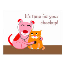 Veterinary Checkup Reminder Postcard