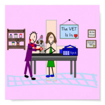 Veterinary Clinic Framed Art posters by ProfessionalDesigns Veterinary Clinic Framed Art posters