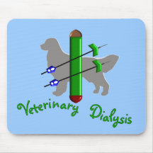 Veterinary Dialysis T-Shirts and Gifts Mousepad