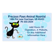 Veterinary Service Business Card Template