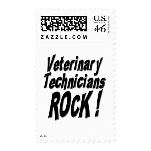 Veterinary Technicians Rock ! Postage