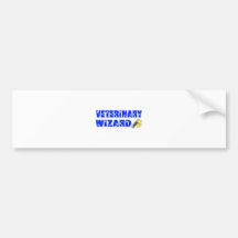 Veterinary Wizard Bumper Sticker