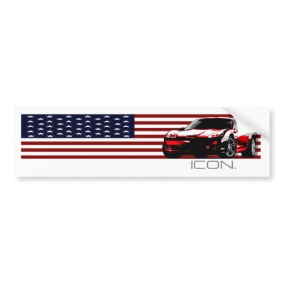 Vette "Icon." Bumper Sticker by blodisign