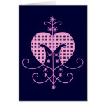 Veve for Erzulie Freda Greeting Card