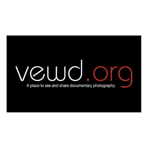 VewdMedia Photographer Card Business Card