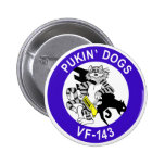 VF-143 Pukin' Dogs Button