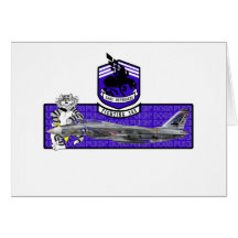 VF-143 Pukin' Dogs Greeting Card