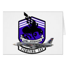 VF-143 Pukin' Dogs Greeting Card