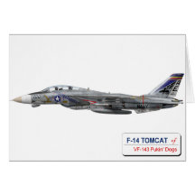 VF-143 Pukin' Dogs Greeting Cards