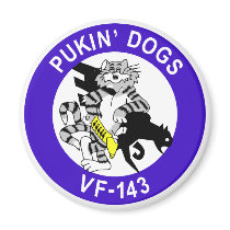 VF-143 Pukin' Dogs Fridge Magnets