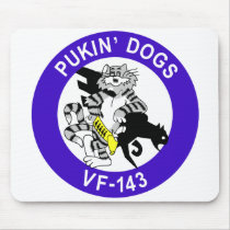 VF-143 Pukin' Dogs Mousepad by peter_pan03 VF-143 Pukin' Dogs Mousepad