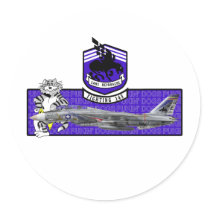 VF-143 Pukin' Dogs Round Stickers