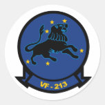 VF-213 Blacklions Round Sticker