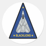 VF-213 Blacklions Round Sticker