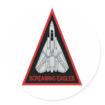 VF-51 Screaming Eagles Round Sticker
