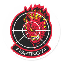 VF-74 Be-Devilers Sticker by peter_pan03 VF-74 Be-Devilers Sticker