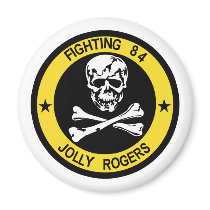 VF-84 Jolly Rogers Magnet by peter_pan03 VF-84 Jolly Rogers Magnet