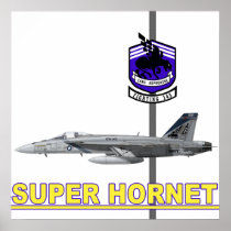 VFA-143 Pukin' Dogs F-18 Hornet Print