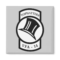 VFA - 14 Top Hatters - Magnet by carlj56 VFA - 14 Top Hatters - Magnet