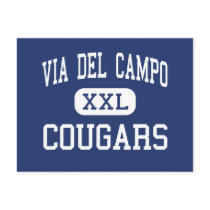 Via Del Campo - Cougars - Continuation - Fair Oaks postcards
