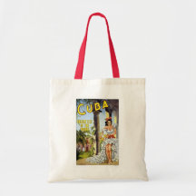 Viaje del vintage de "Cuba" Bolsas De Mano